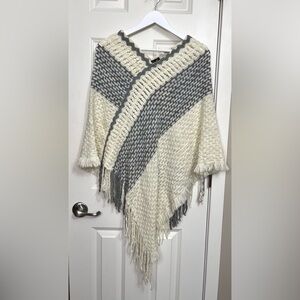 Chunky Knit Poncho